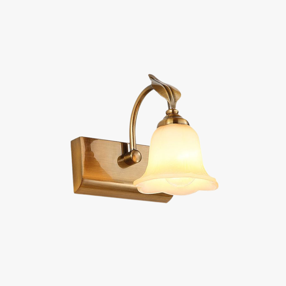 Ray Flower Mirror Front Vanity Wall Lamp, /Glass