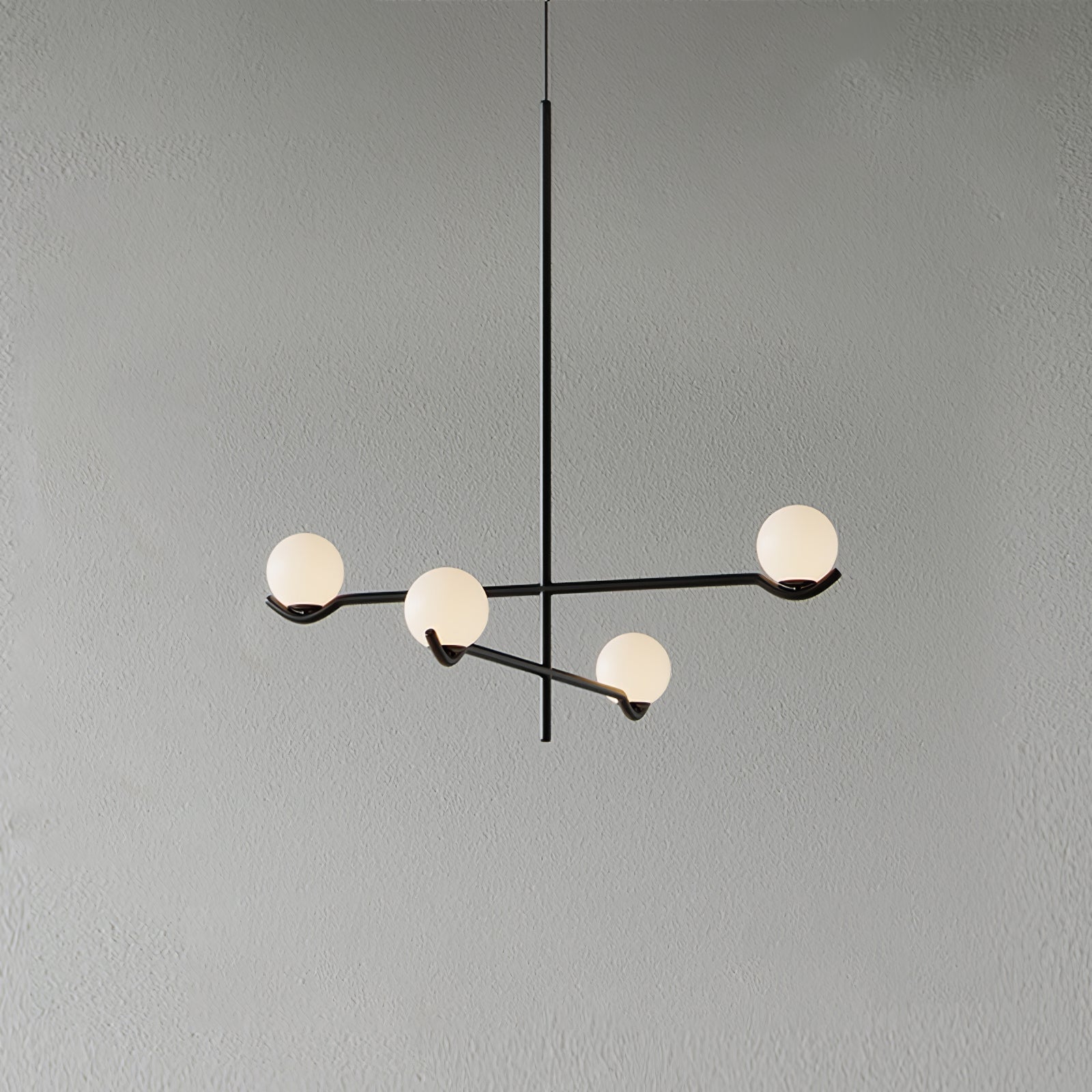 Noir Minimalist Glass Pendant Light