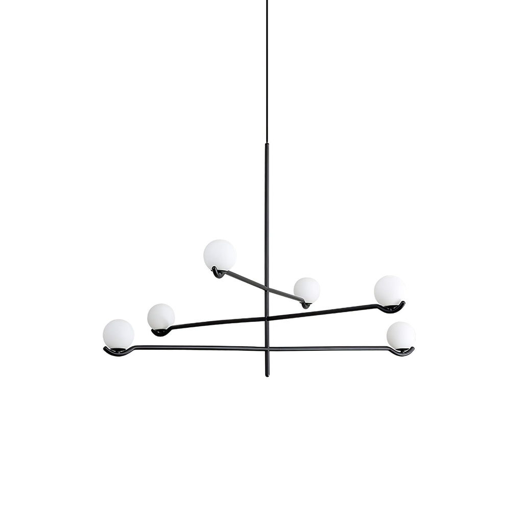 Noir Minimalist Glass Pendant Light