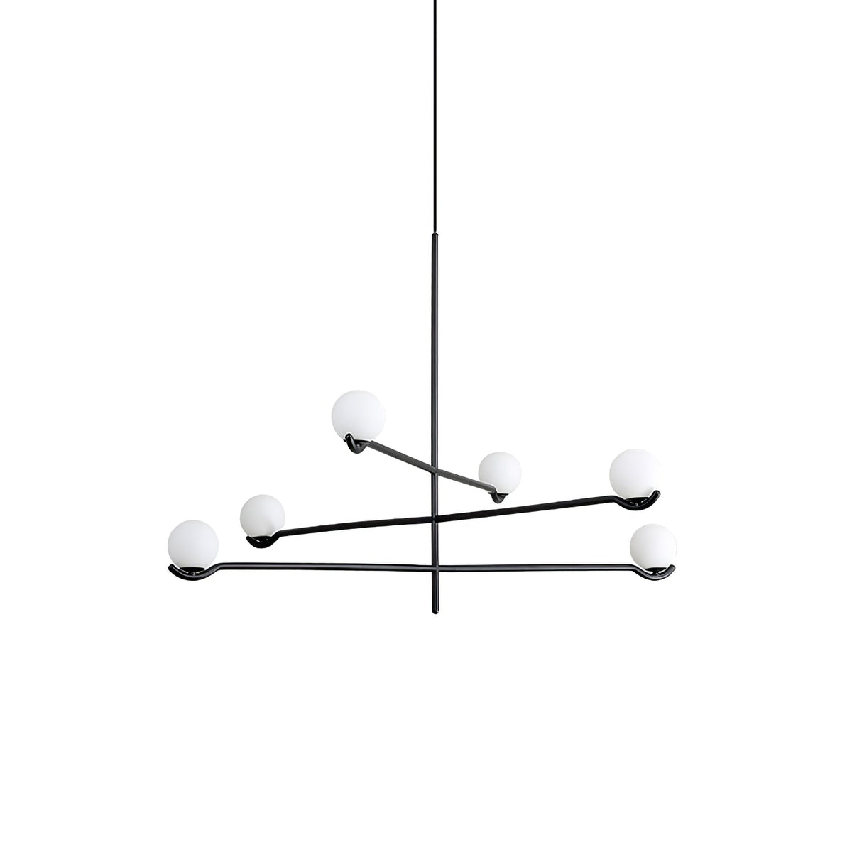 Noir Minimalist Glass Pendant Light