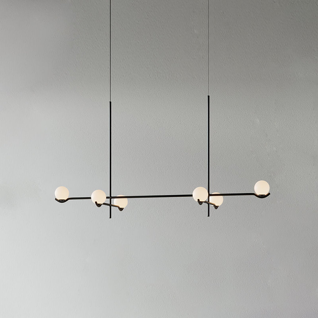 Noir Minimalist Glass Pendant Light