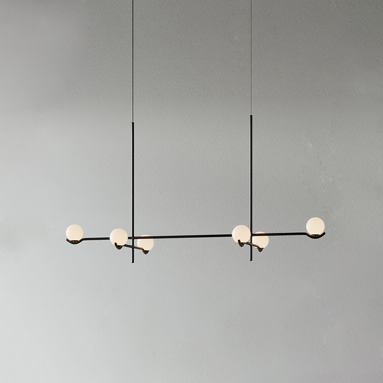 Noir Minimalist Glass Pendant Light