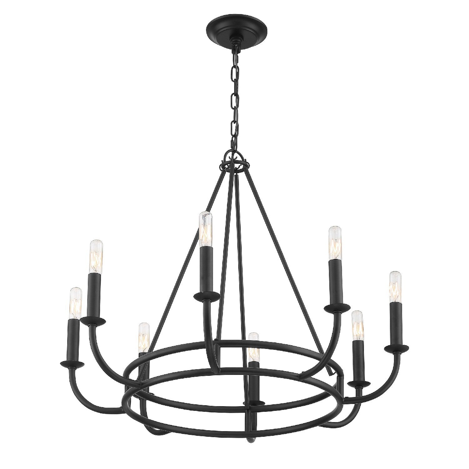 Xenuvyh Modern Minimalist Vintage Industrial Chandelier