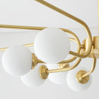 Aurora Chandelier Globe Arm Modern