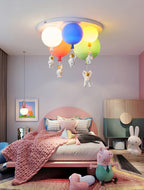 Izorora Frosted Balloon Combination Ceiling Lamp