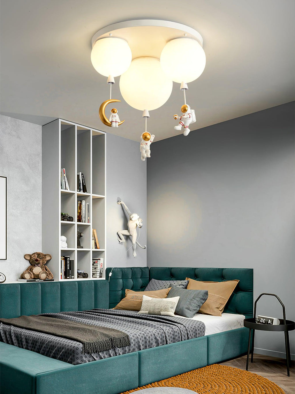 Izorora Frosted Balloon Combination Ceiling Lamp