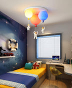 Izorora Frosted Balloon Combination Ceiling Lamp
