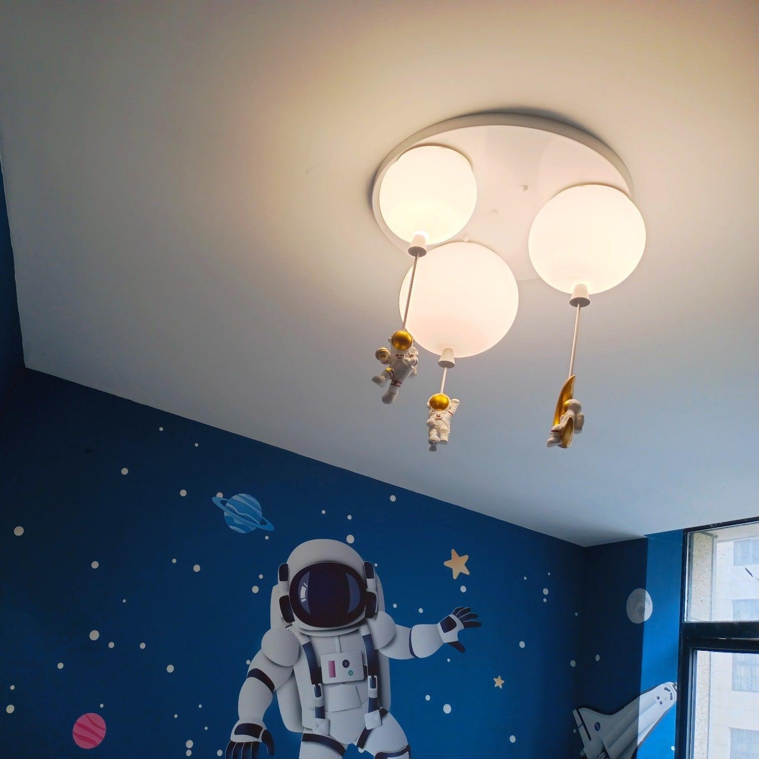 Izorora Frosted Balloon Combination Ceiling Lamp