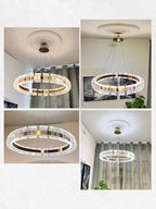 Abrahamson Modern Minimalist Luxury Bangle Chandelier