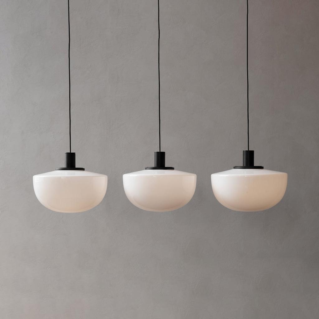 Pendant Lamp Glass Dome Mount Minimalist Relax
