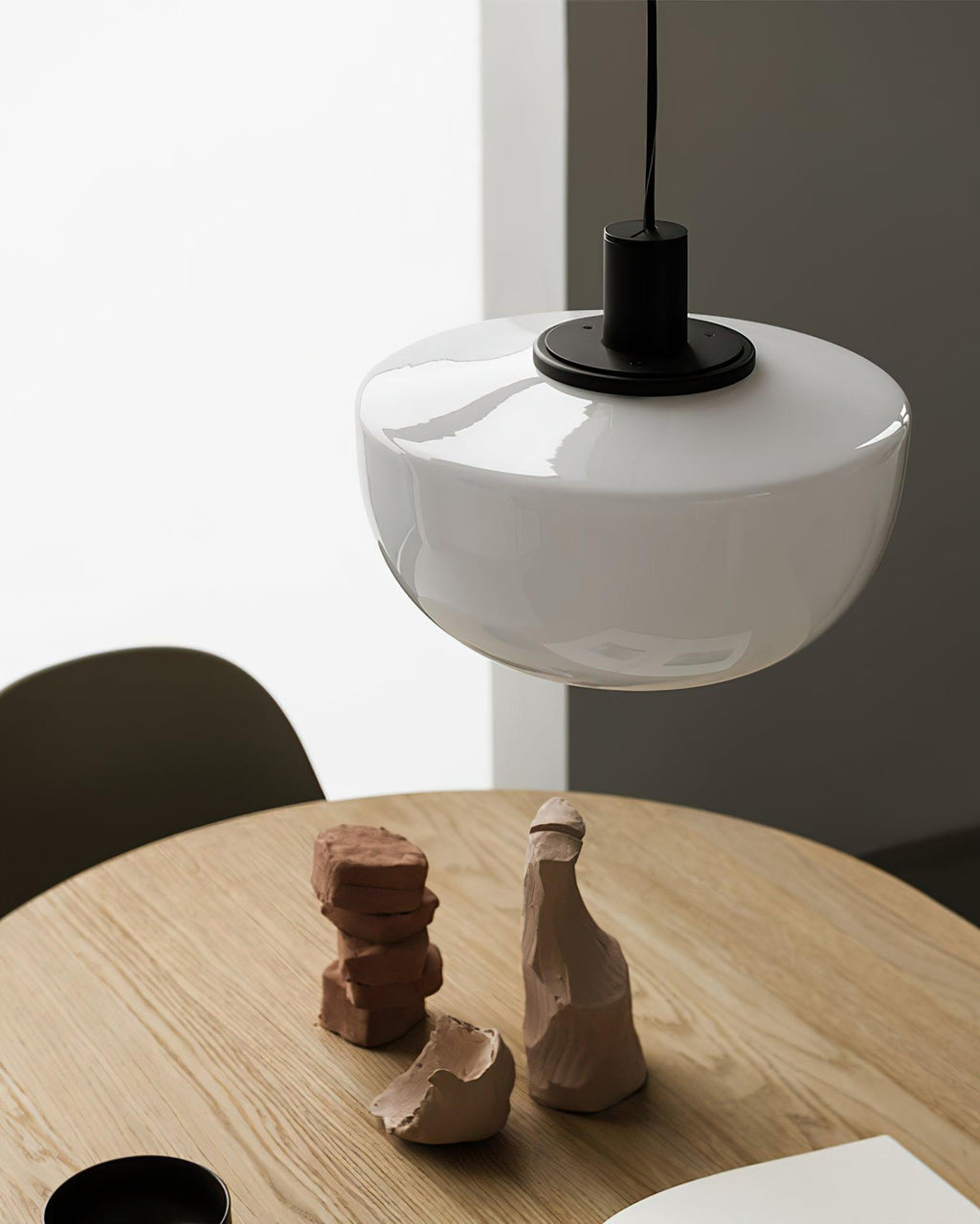 Pendant Lamp Glass Dome Mount Minimalist Relax