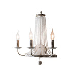 Arvela Vintage Industrial Crystal Wall Lamp