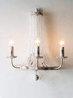 Arvela Vintage Industrial Crystal Wall Lamp