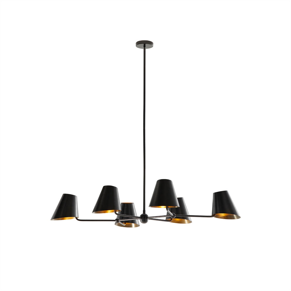 Vemarora Vintage Industrial Linear Chandelier