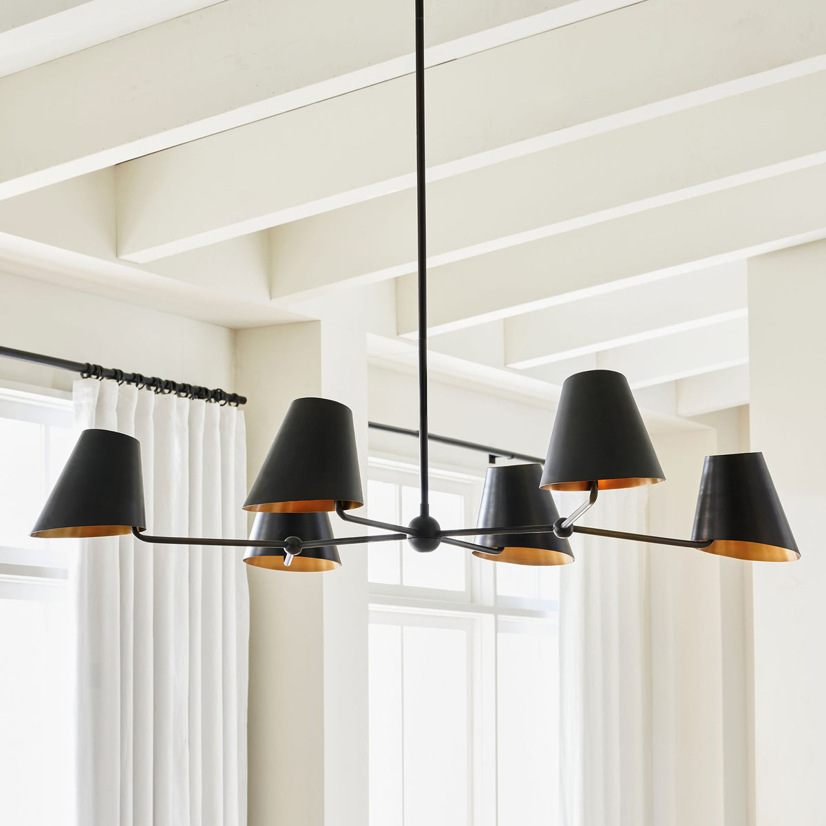 Vemarora Vintage Industrial Linear Chandelier