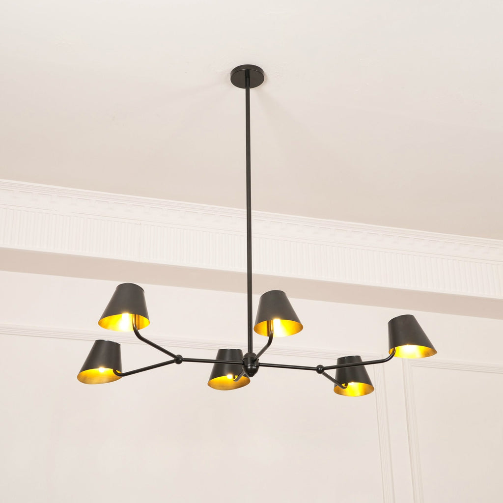 Vemarora Vintage Industrial Linear Chandelier