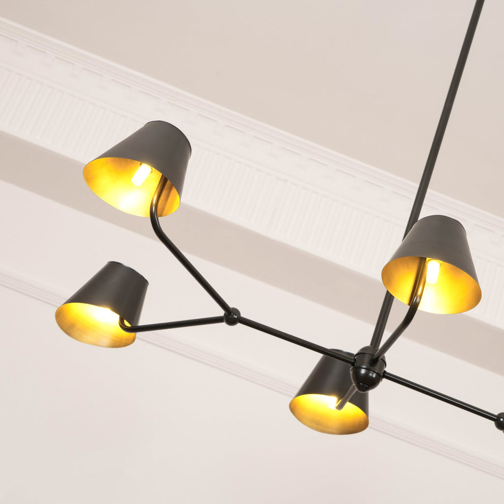 Vemarora Vintage Industrial Linear Chandelier