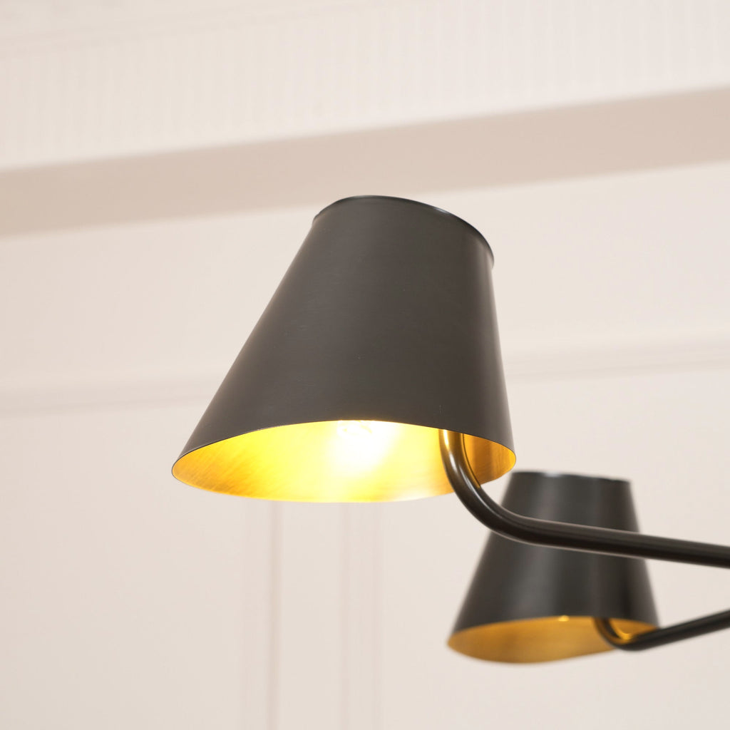 Vemarora Vintage Industrial Linear Chandelier