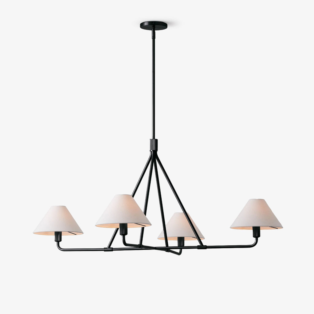 Aurora Chandelier Cone Shade Minimalist