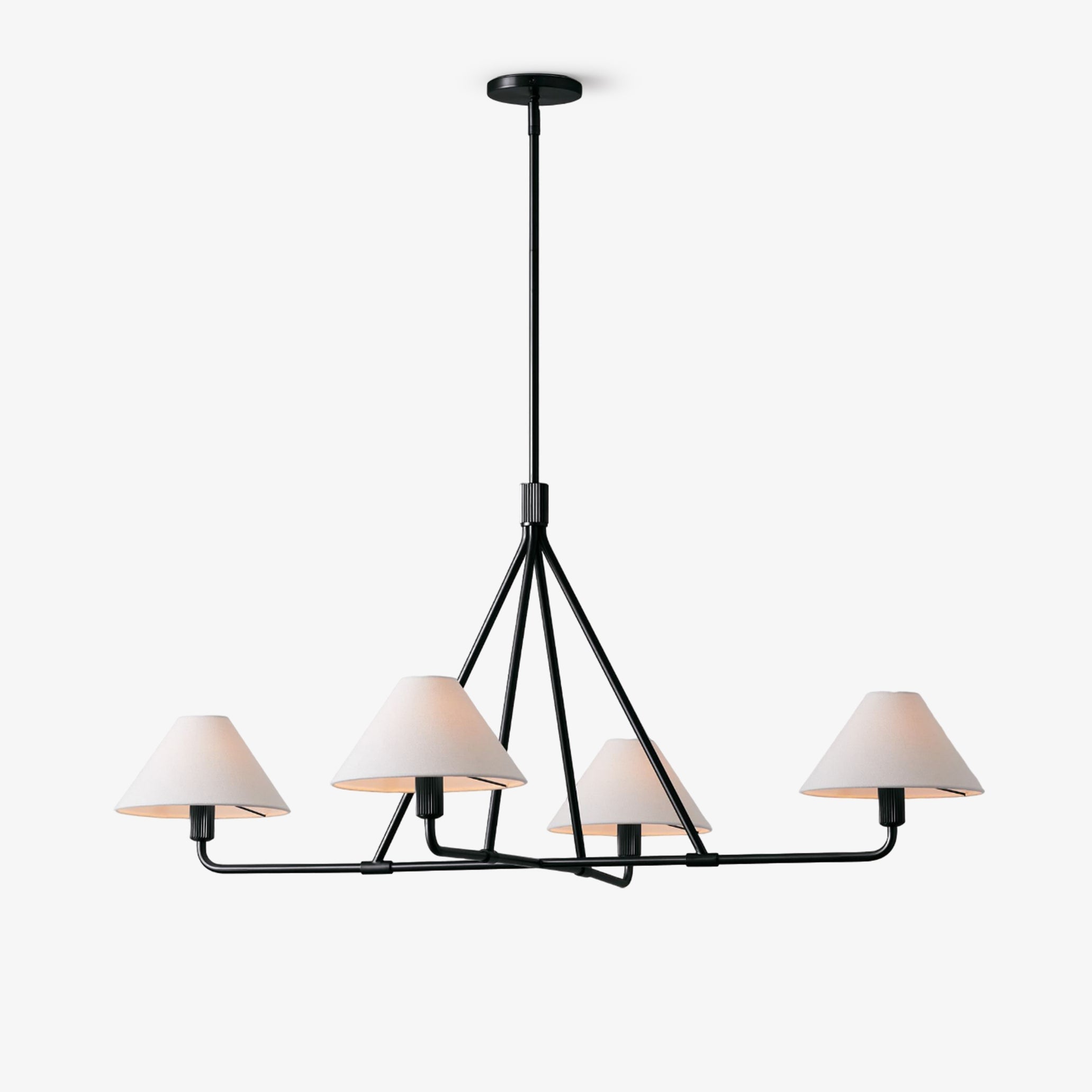 Aurora Chandelier Cone Shade Minimalist