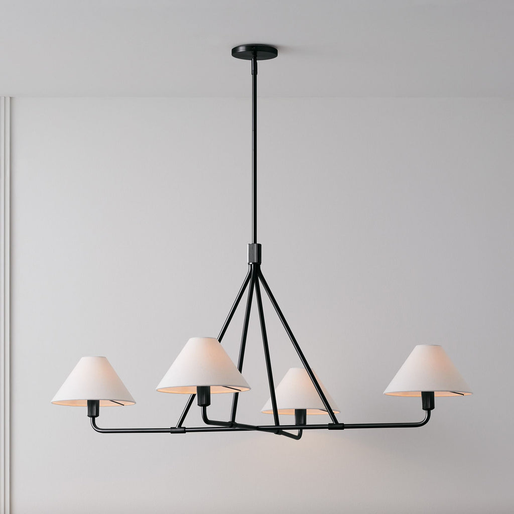 Aurora Chandelier Cone Shade Minimalist