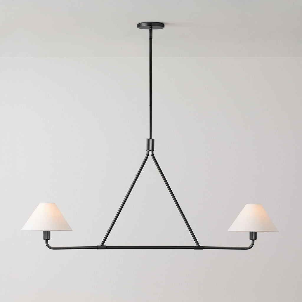 Aurora Chandelier Cone Shade Minimalist