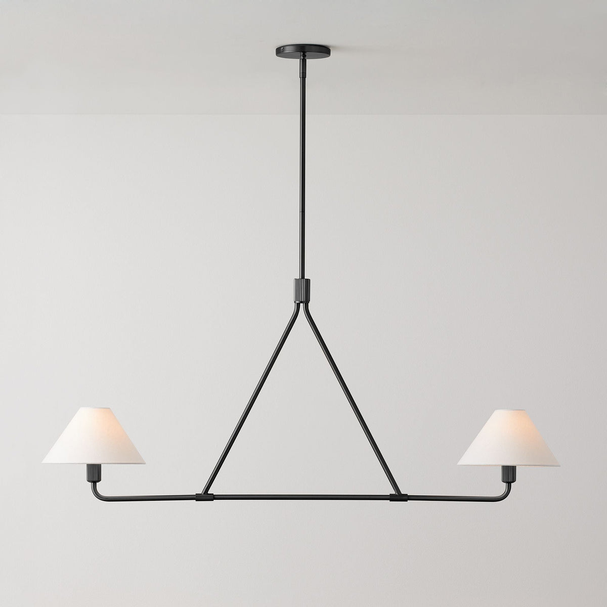 Aurora Chandelier Cone Shade Minimalist