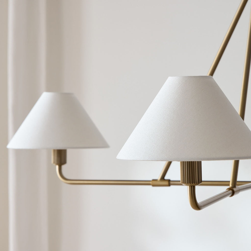 Aurora Chandelier Cone Shade Minimalist
