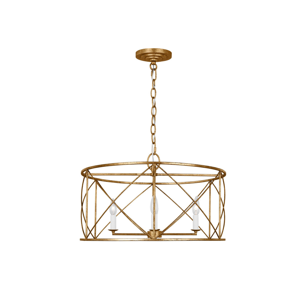 Waegnuvyu Modern Minimalist Vintage Industrial Lantern Chandelier