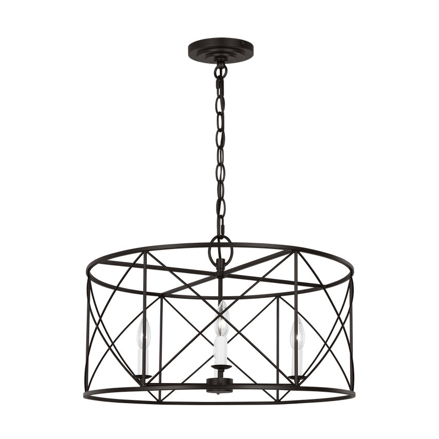 Waegnuvyu Modern Minimalist Vintage Industrial Lantern Chandelier