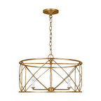 Waegnuvyu Modern Minimalist Vintage Industrial Lantern Chandelier