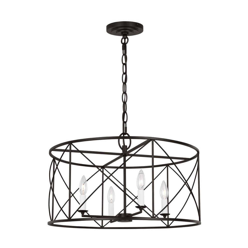 Waegnuvyu Modern Minimalist Vintage Industrial Lantern Chandelier
