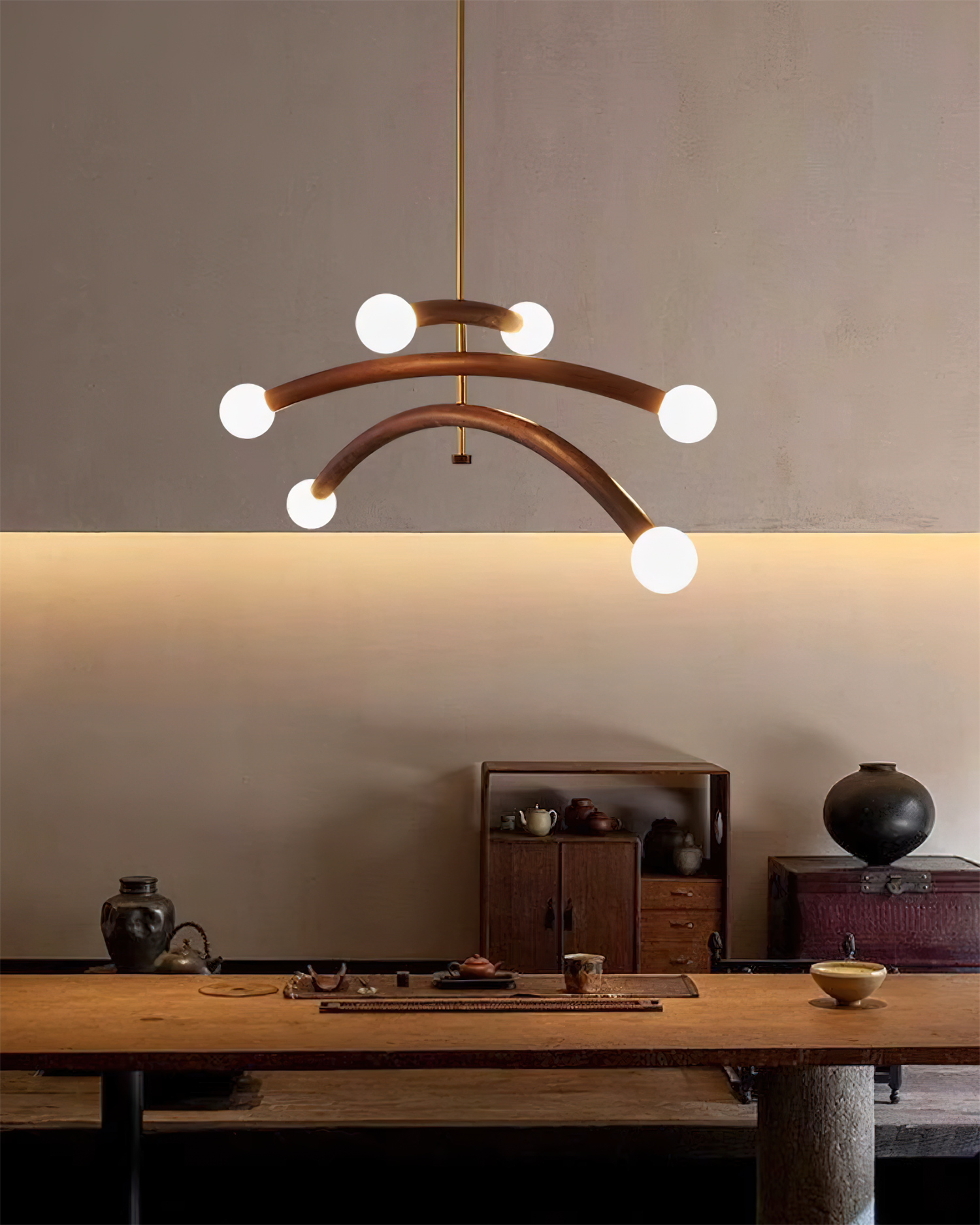 Aurevia Arc Globe Chandelier