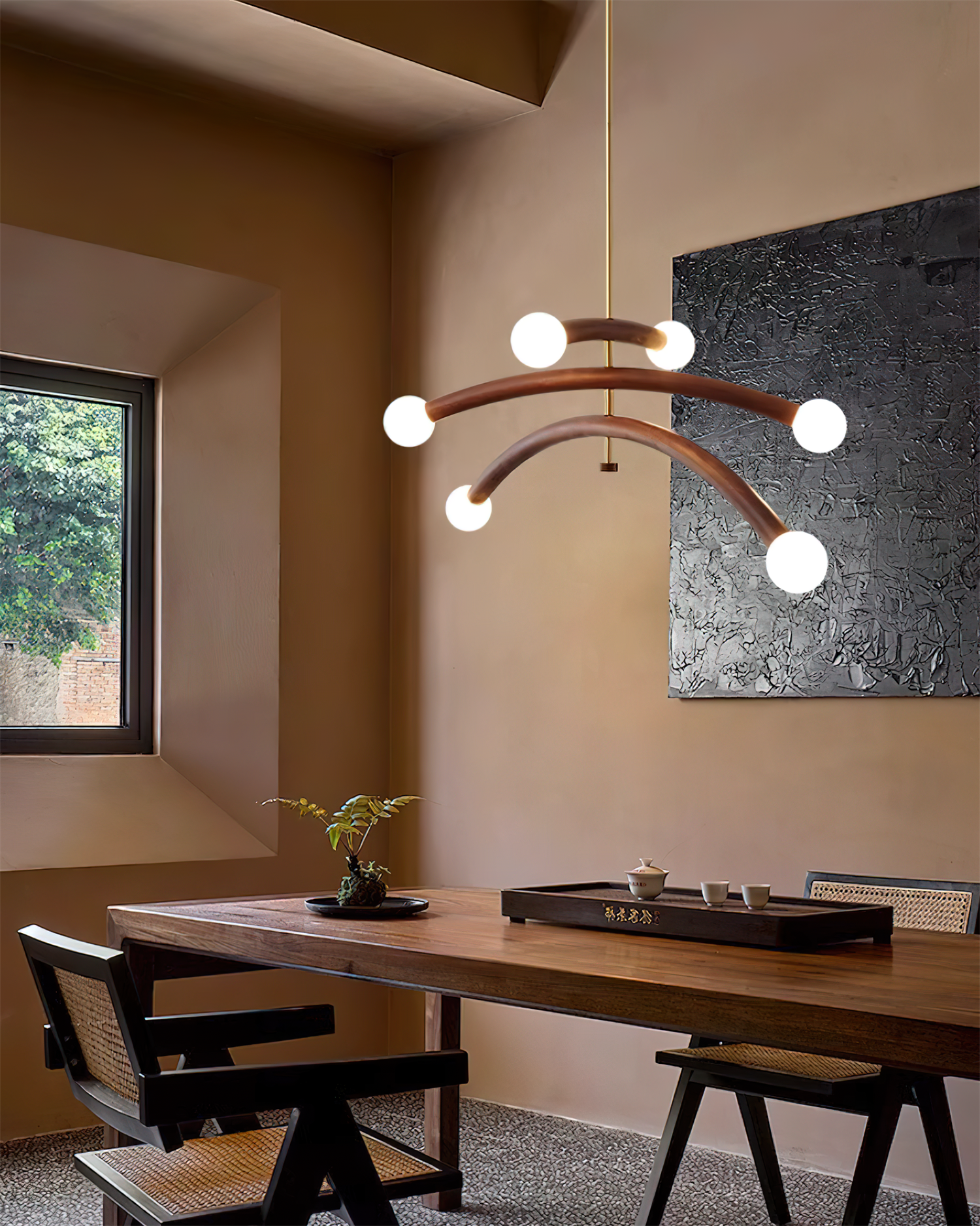 Aurevia Arc Globe Chandelier