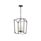 Xenuvyu Modern Minimalist Industrial Black Lantern Pendant Lamp
