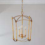 Xenuvyu Modern Minimalist Industrial Black Lantern Pendant Lamp