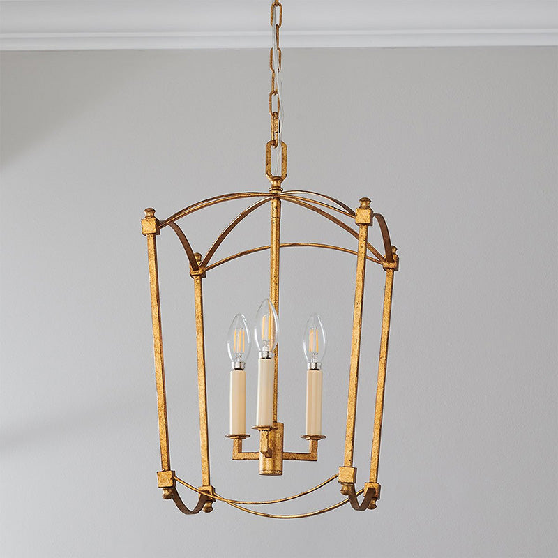 Xenuvyu Modern Minimalist Industrial Black Lantern Pendant Lamp