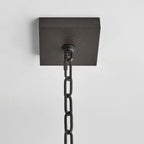 Xenuvyu Modern Minimalist Industrial Black Lantern Pendant Lamp