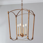 Xenuvyu Modern Minimalist Industrial Black Lantern Pendant Lamp