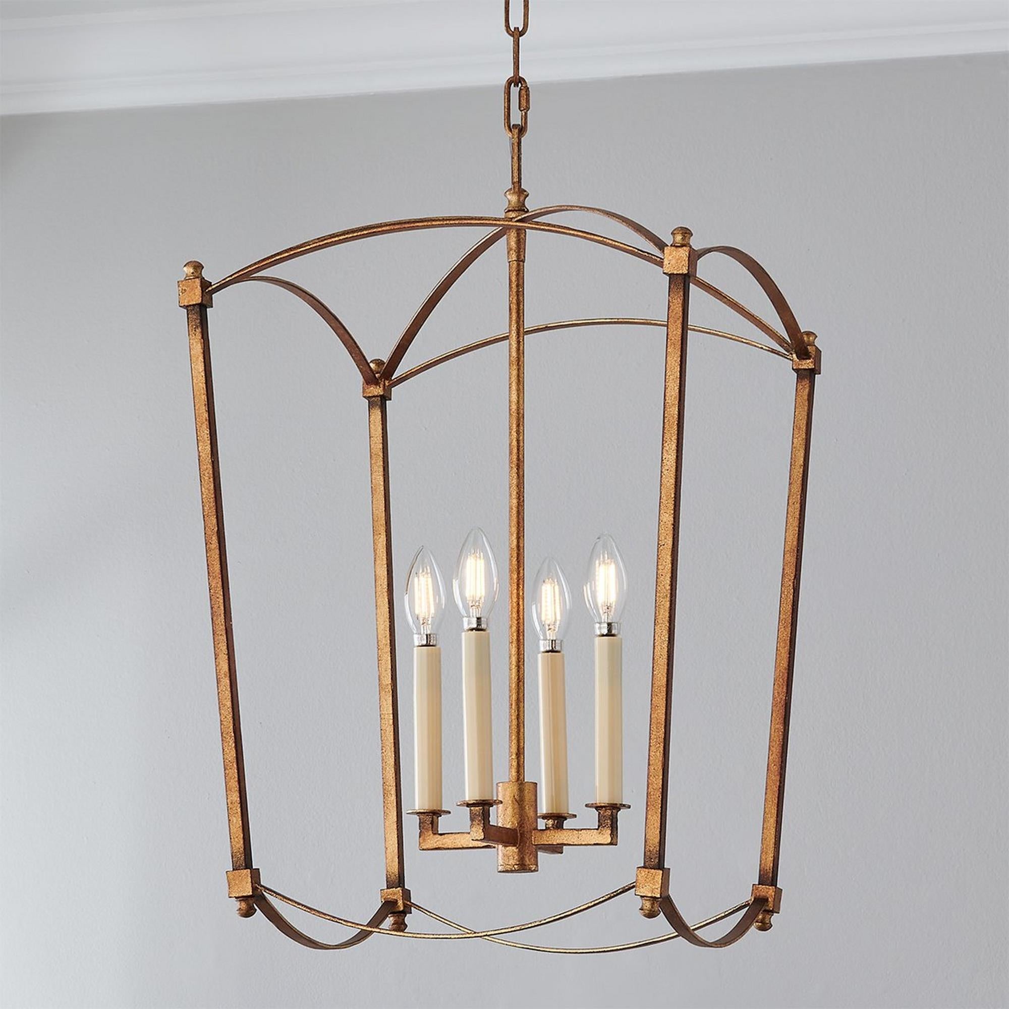 Xenuvyu Modern Minimalist Industrial Black Lantern Pendant Lamp