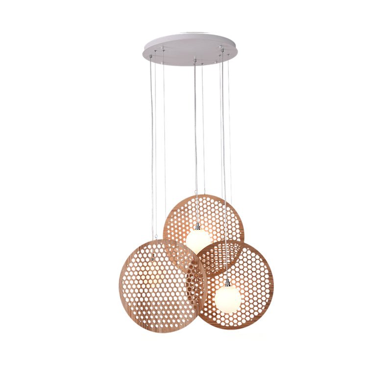 Aurora Chandelier Wooden Plate