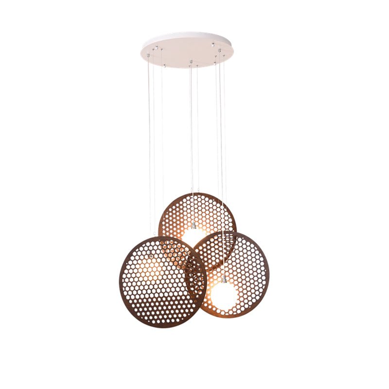 Aurora Chandelier Wooden Plate