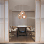 Aurora Chandelier Wooden Plate