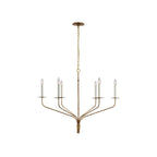 Caeluvyh Vintage Industrial Black Chandelier