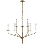 Caeluvyh Vintage Industrial Black Chandelier