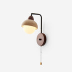 Ritta Dome Travertine Wall Lamp