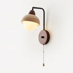 Ritta Dome Travertine Wall Lamp