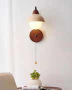 Ritta Dome Travertine Wall Lamp