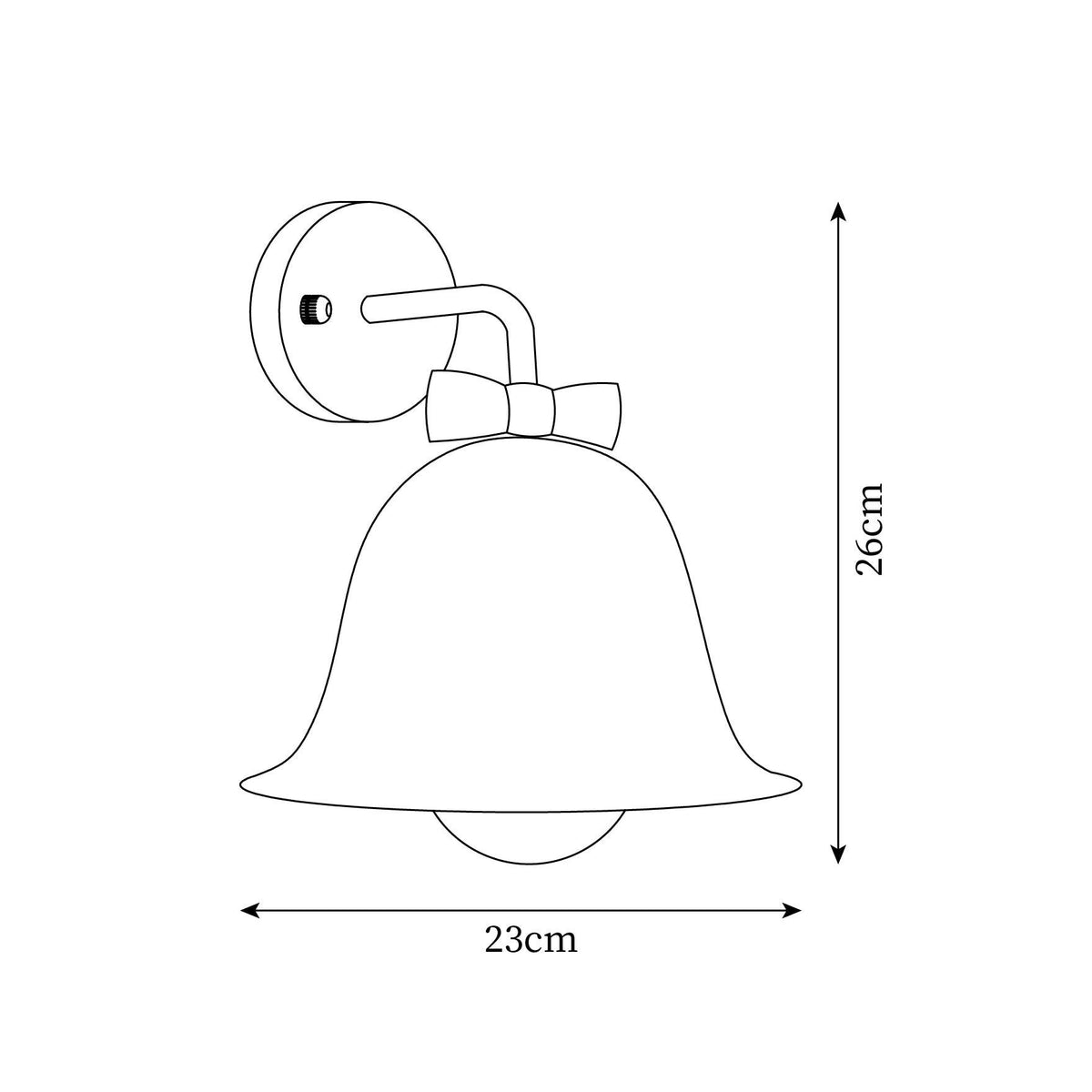 Bells Playful Bell-Shaped Wall Lamp