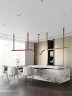 Arcadia Modern Leather Pendant Lamp
